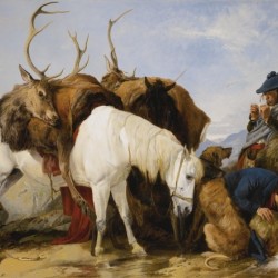 A man and his after the hunt